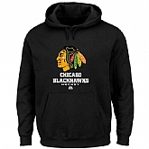 Men's Chicago Blackhawks Majestic Critical Victory VIII Fleece Hoodie - Black,baseball caps,new era cap wholesale,wholesale hats